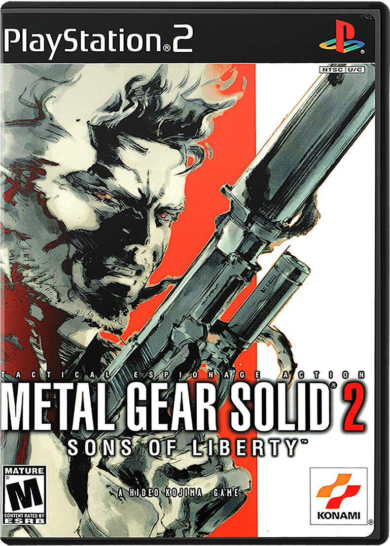 Totally Unauthorized Metal Gear Solid 2 Sons of Liberty box art for Playstation 2
